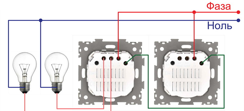 Подключение Schneider Electric: схема подключения выключателя проходного одноклавишного