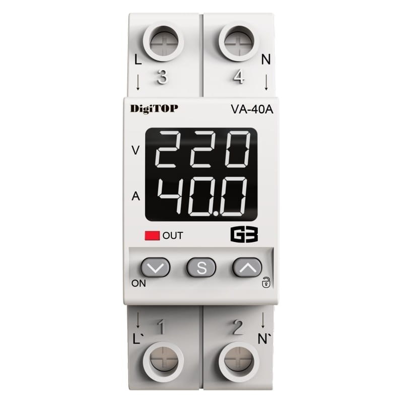 реле напряжения 40a digitop