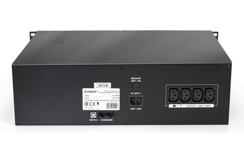 ибп exegate serverrm ex293850rus 1000вa