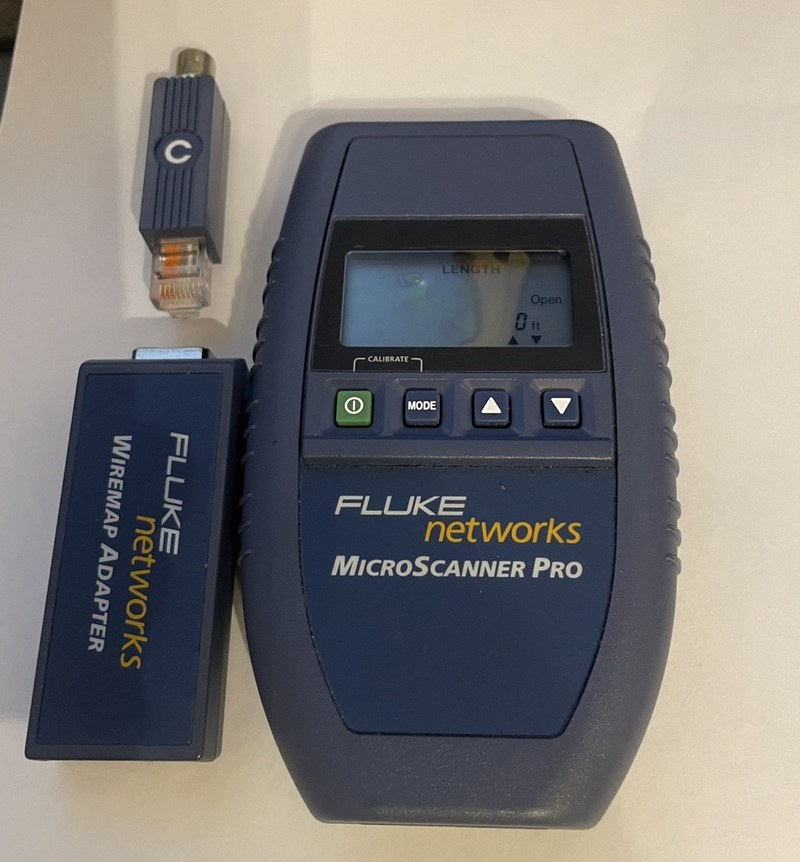 fluke network microscanner pro