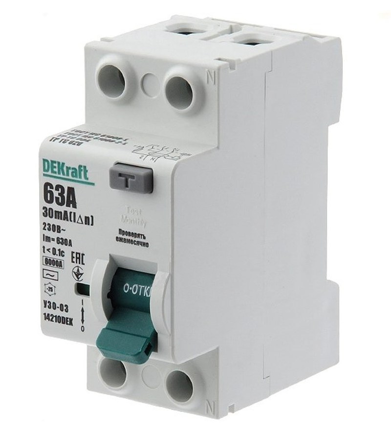 узо dekraft 63a 30ma