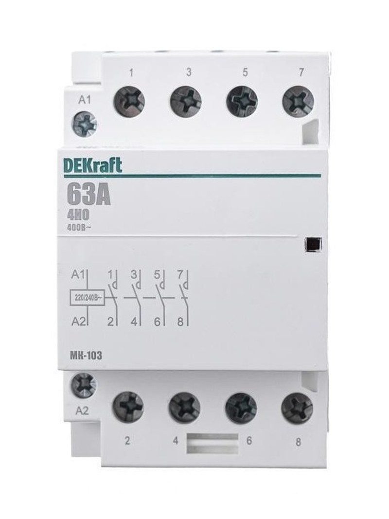 dekraft мк 103 4нз 63а 230в ac