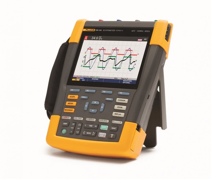 портативный осциллограф fluke