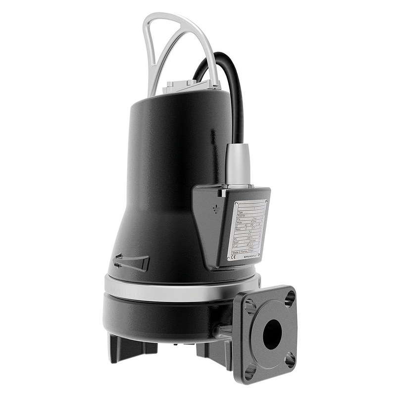 насос режущим механизмом grundfos