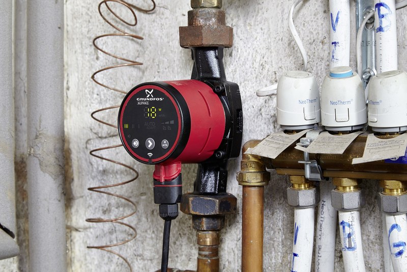 grundfos циркуляционный насос с мокрым ротором