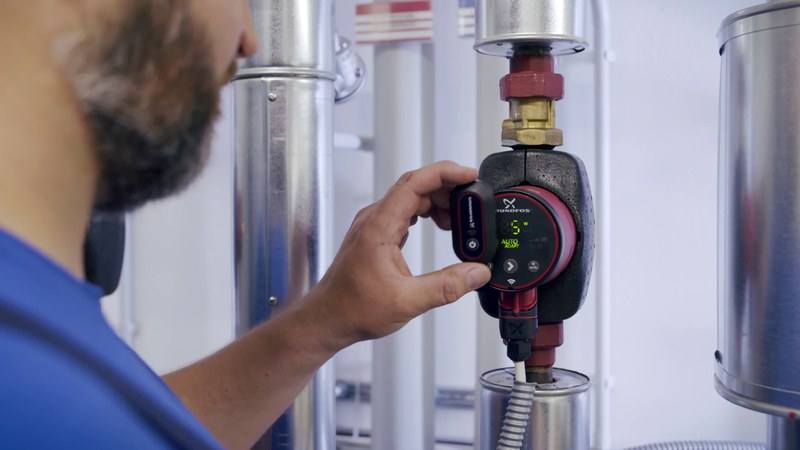 grundfos циркуляционный насос с мокрым ротором