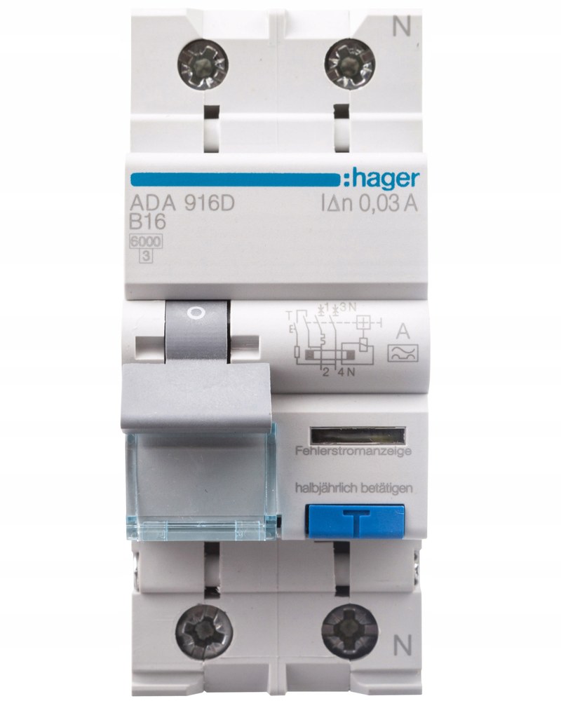дифавтомат hager