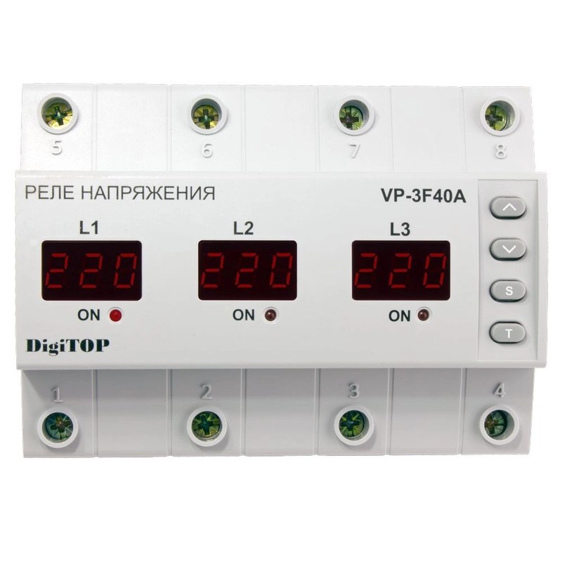 реле трехфазное digitop
