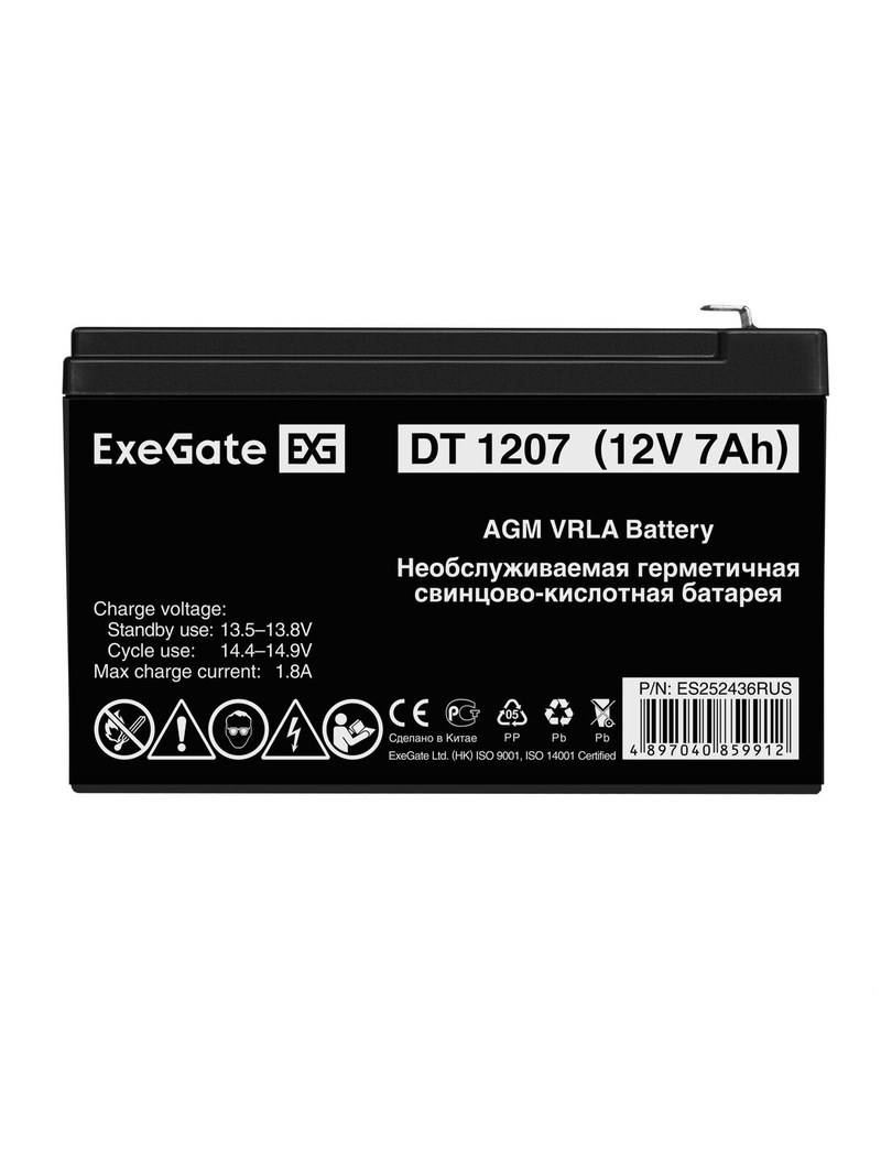 батарея exegate dt 1207