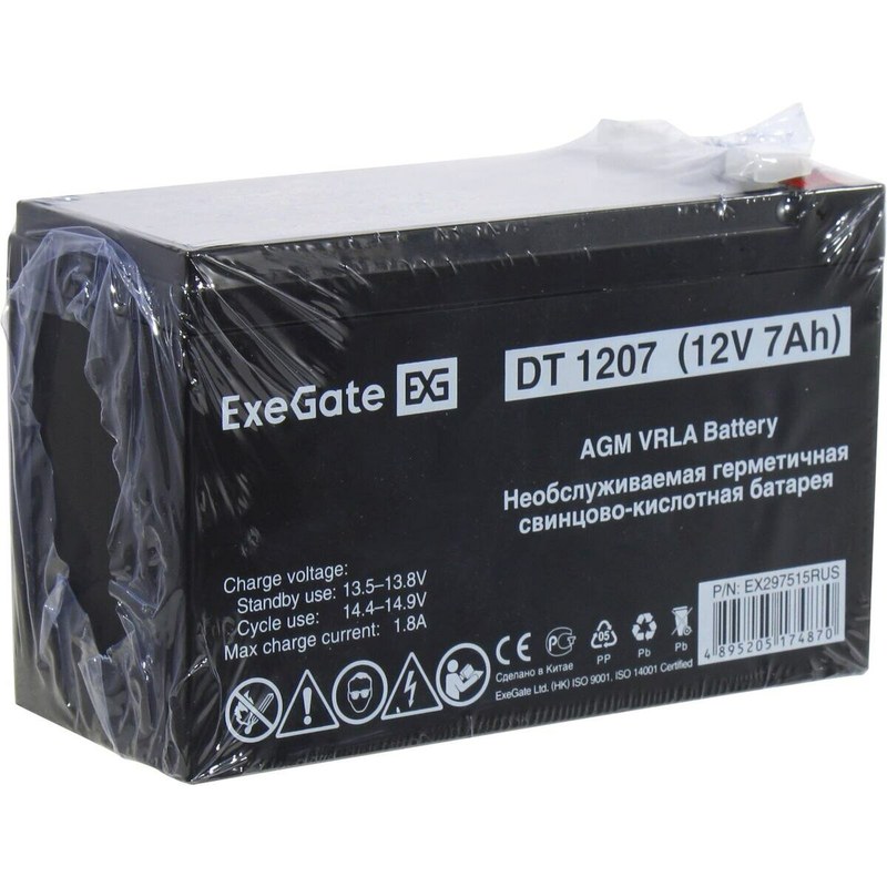 батарея exegate dt 1207