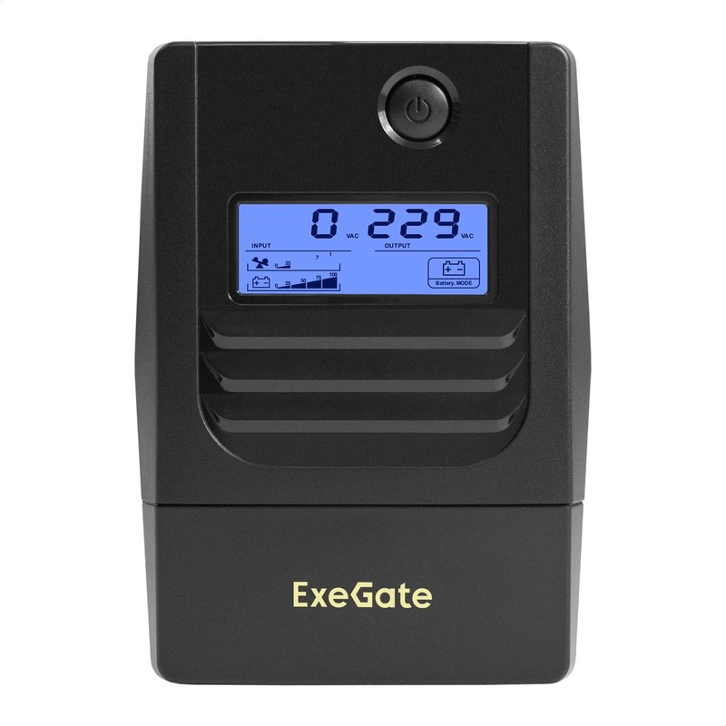 источник бесперебойного питания exegate 1000va 650w