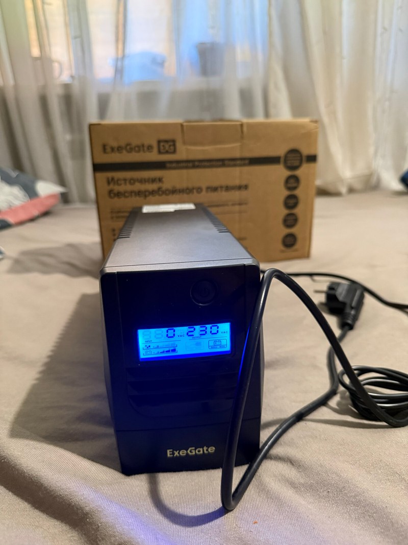 источник бесперебойного питания exegate 1000va 650w