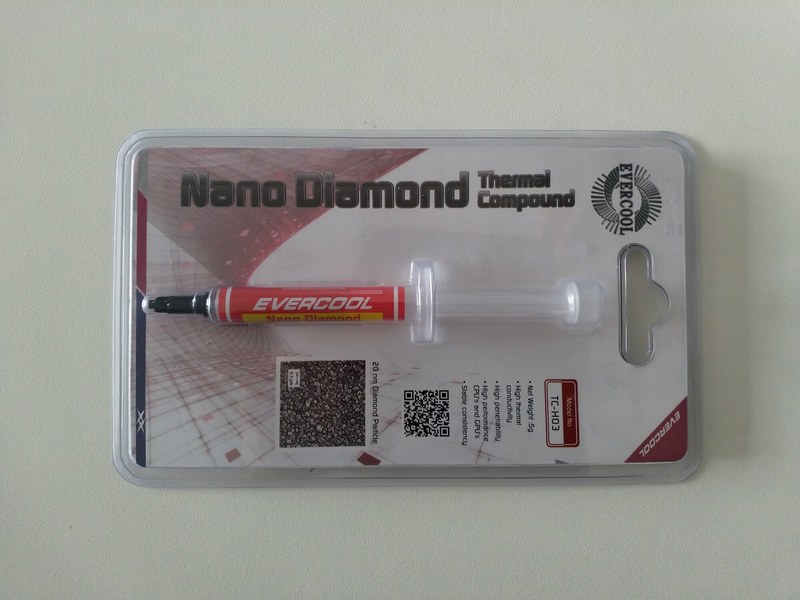 термопаста evercool nano diamond tc h03