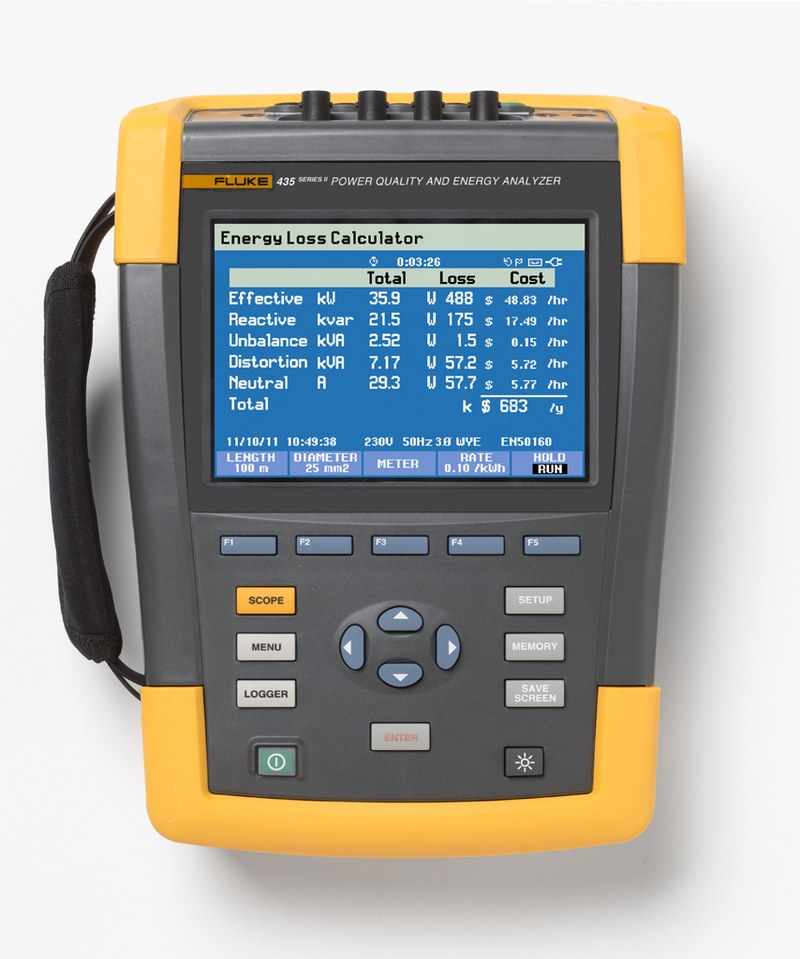 анализатор качества fluke 435