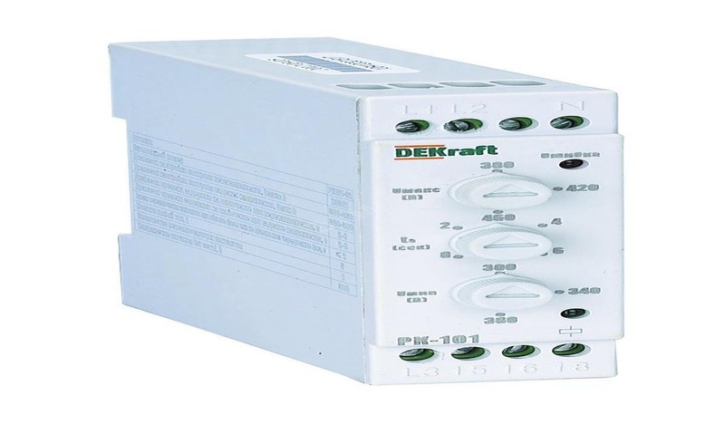 dekraft реле напряжения 220в
