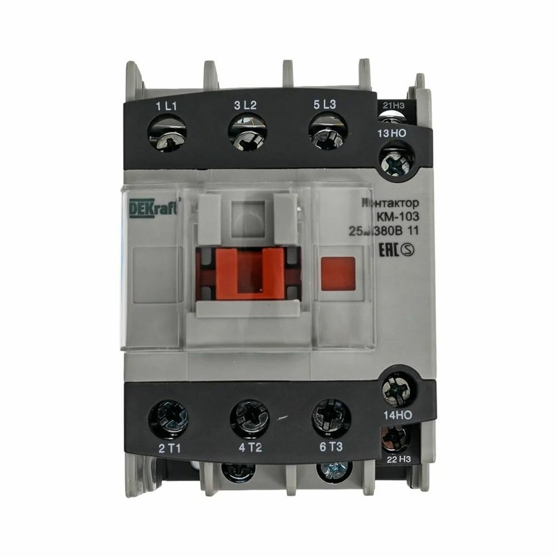 dekraft контактор км 103 25а 220в