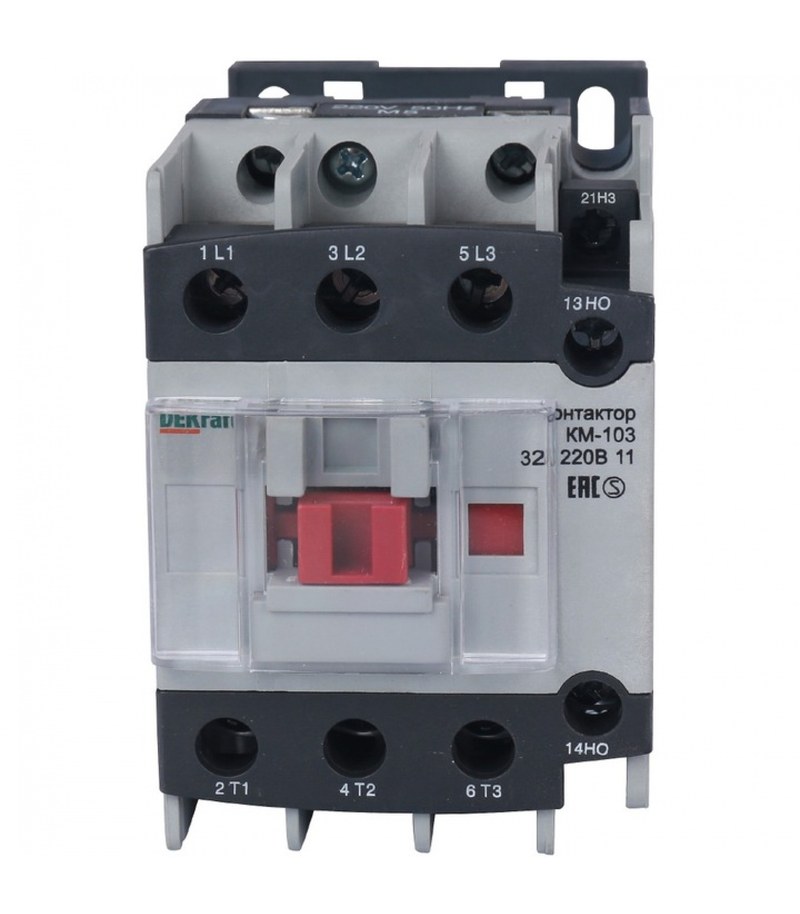 контактор dekraft км 103 32а 220в