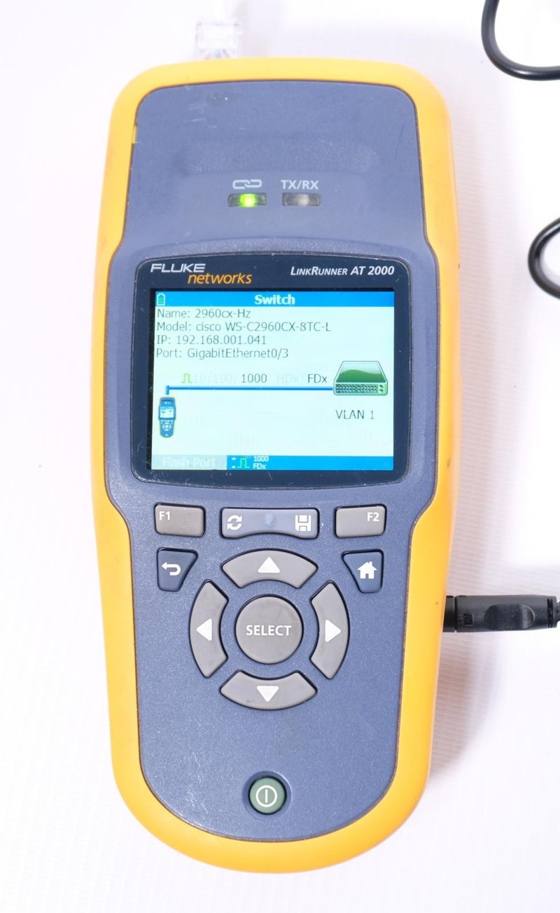 fluke networks linkrunner at 2000