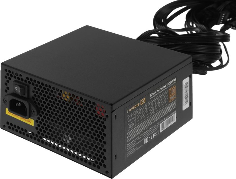 блок питания 1200w exegate