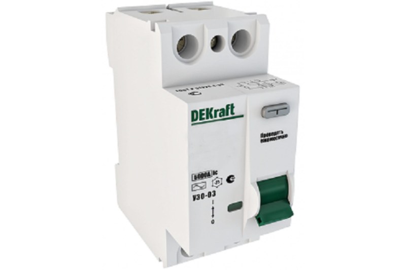dekraft узо 03 2p 32а 100ма