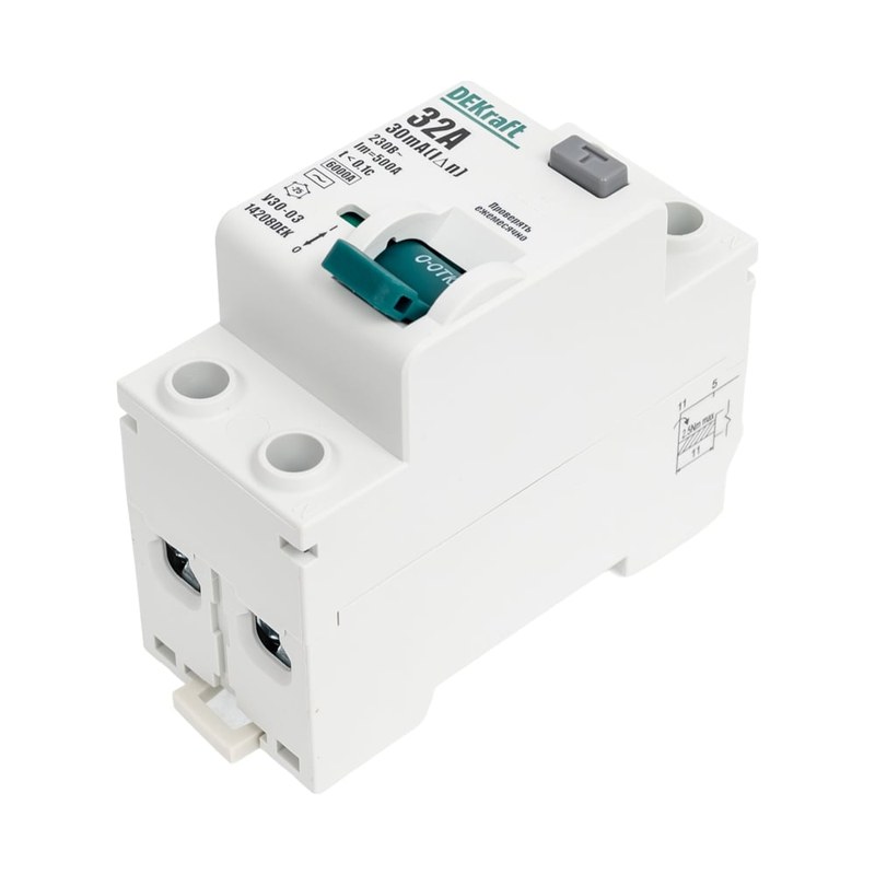 dekraft узо 03 2p 32а 100ма
