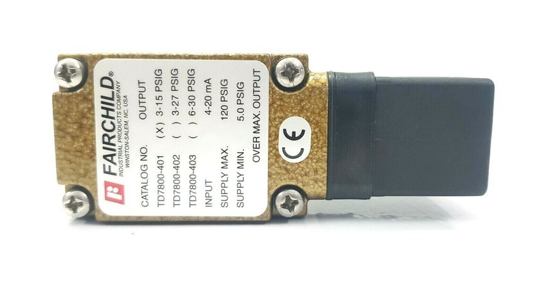 электропневматический преобразователь fairchild td 7800 421