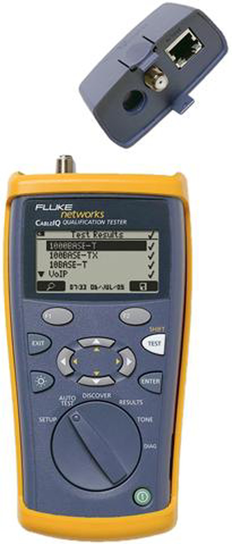 комплект тестера fluke networks ciq svc