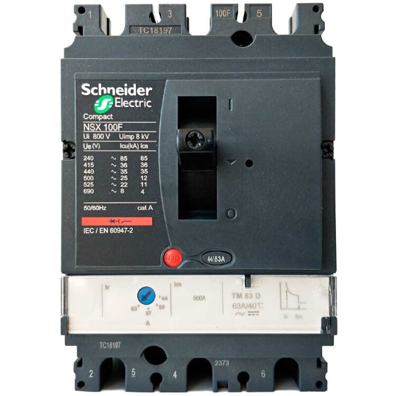 Выключатель Автоматический Schneider Electric Cvs160b 25ка Tm125d