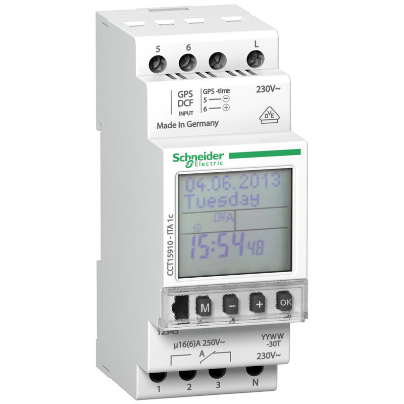 Цифровое реле времени (таймер) для распределительного щита от Schneider Electric
