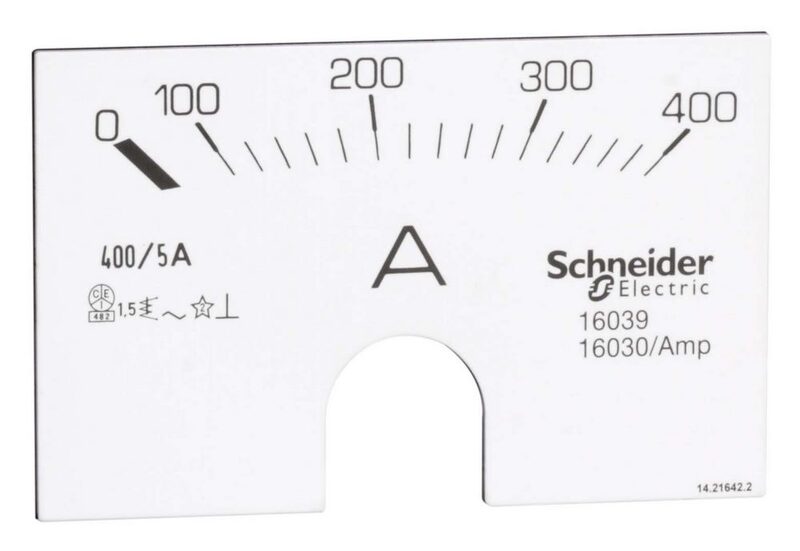 Шкала для измерительных приборов Schneider Electric