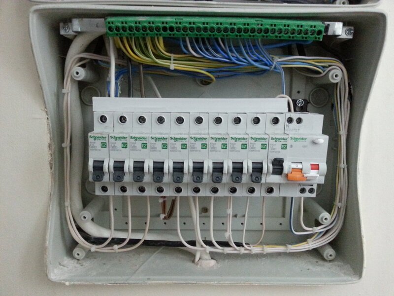 Приборная панель распределительного шкафа Schneider Electric 