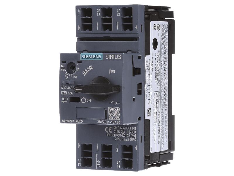 Характеристика Siemens 3rv2011 0fa20