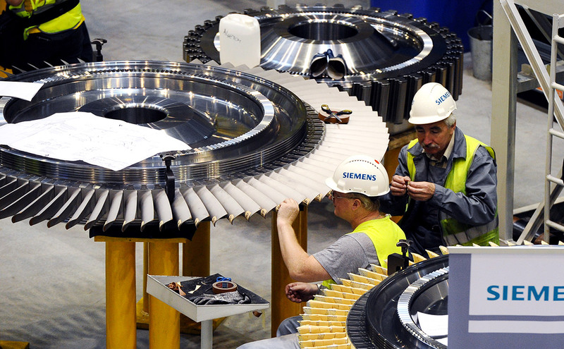 Промышленные турбины Siemens: Заказ, наличие и преимущества