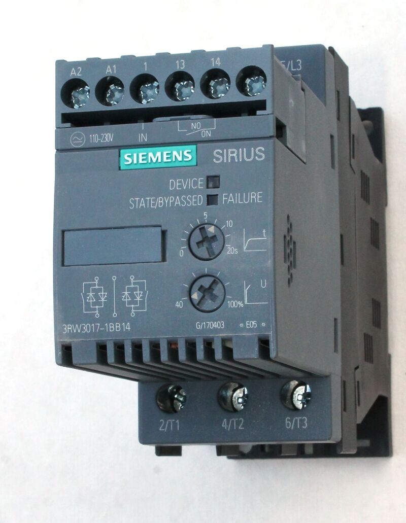 Устройства плавного пуска Siemens для покупки из наличия