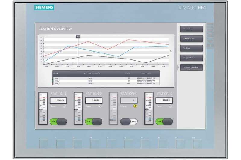 Использование Siemens HMI1200 Comfort