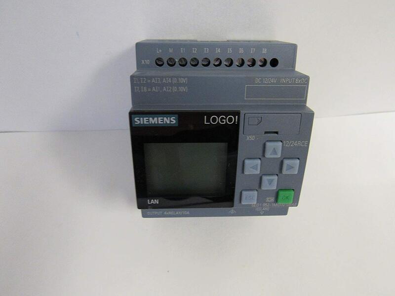 Siemens Logo 24RCE логический модуль с дисплеем, 24В питание, 8DI/4DQ