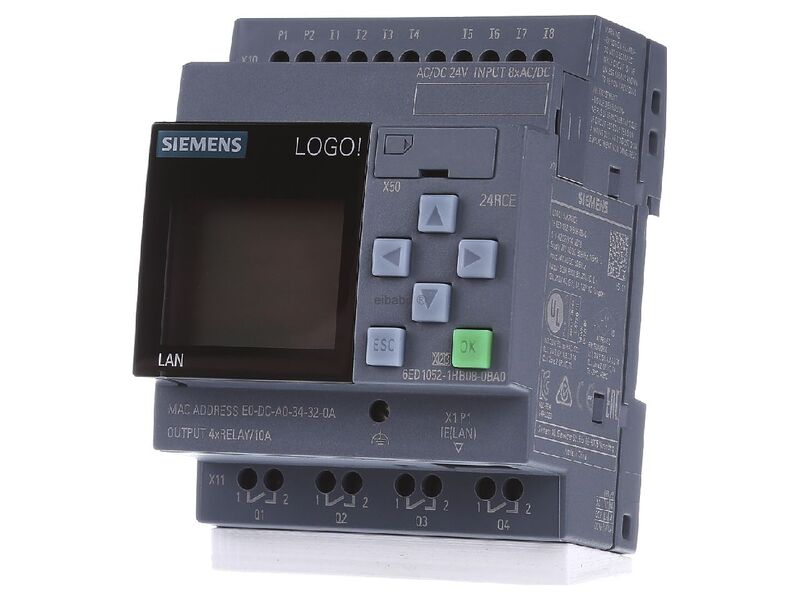Подключение датчика температуры к модулю Siemens LOGO!6 
