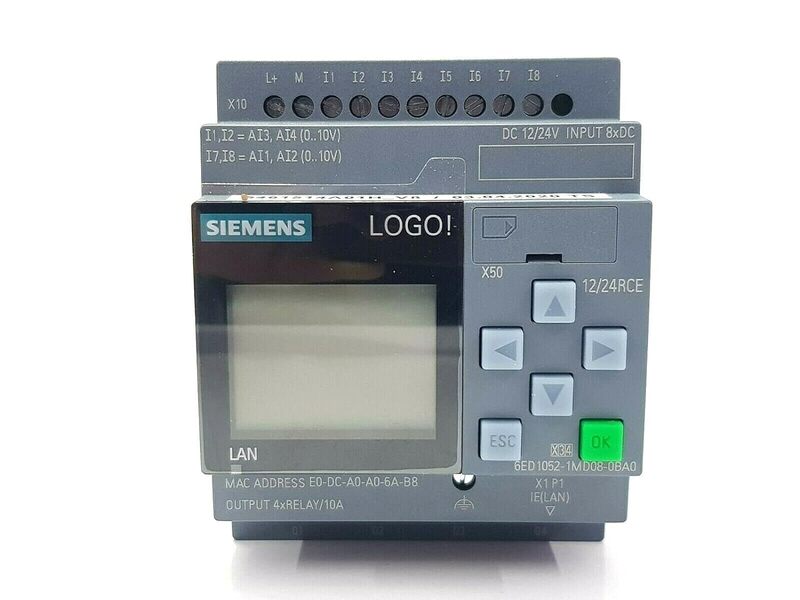 Особенности работы логического модуля Siemens LOGO!