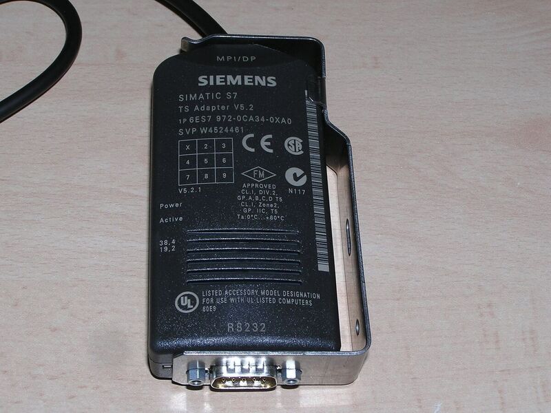 Адаптер для программирования контроллеров: Step 7 от Siemens