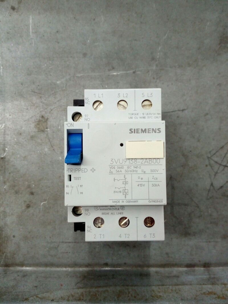 Особенности монтажа Siemens 3VU9138-2AB00