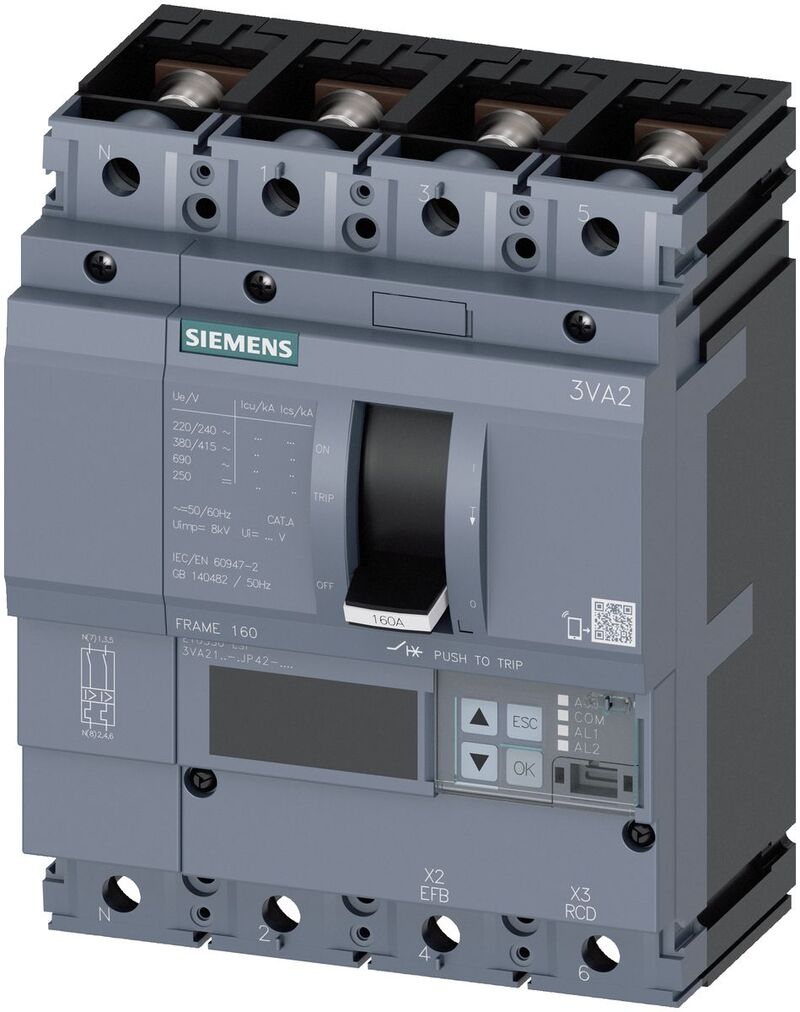 Автоматические выключатели Siemens серии 3VA2 Автоматические выключатели Siemens серии 3VA2