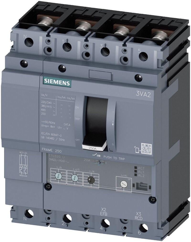 Автоматический выключатель Siemens 250А