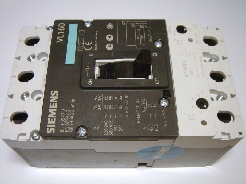 автоматические выключатели Siemens VL160