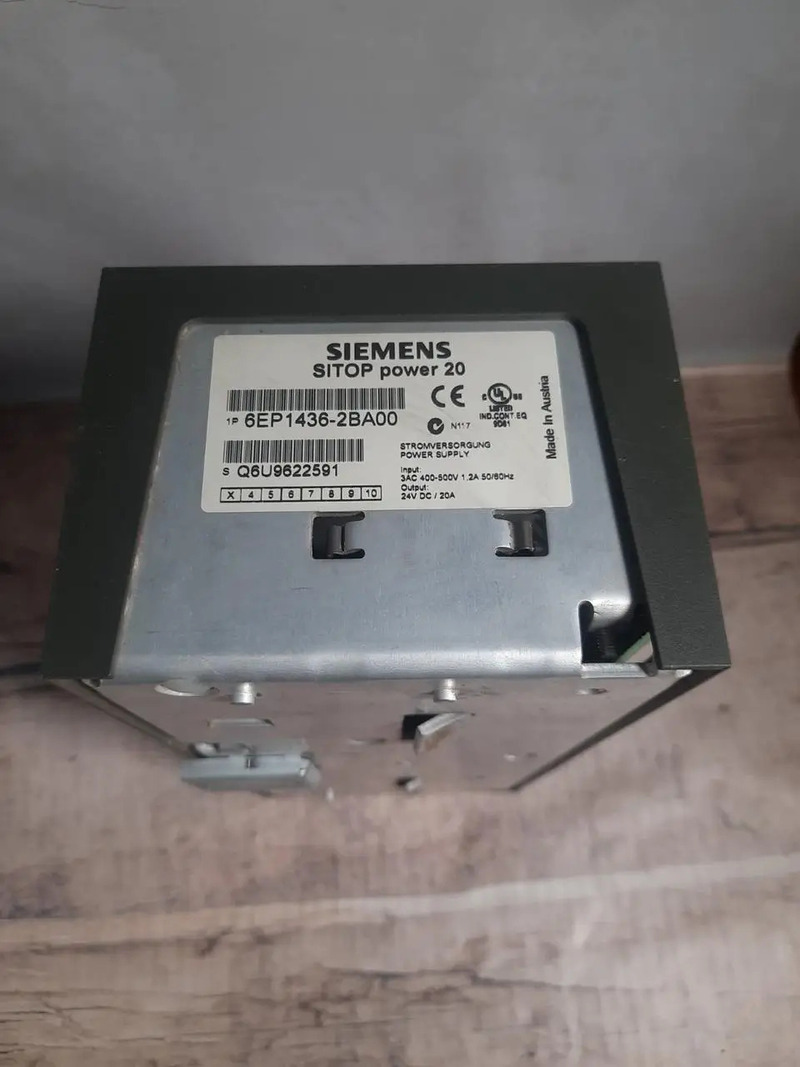 Блок питания Siemens SITOP Power 20 380В AC 24 В DC 20А