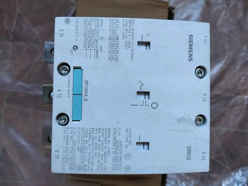 Работы на высоких напряжениях с вакуумным контактором Siemens 3TL6525 Работы на высоких напряжениях с вакуумным контактором Siemens 3TL6525