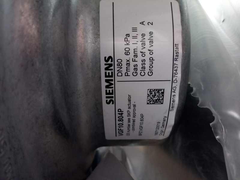 Газовый клапан Siemens VGF 10.804 P