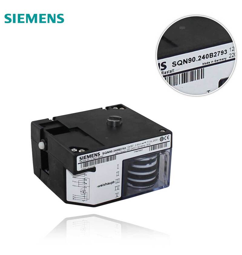 Привод воздушной заслонки Siemens SQN 90.240B2793