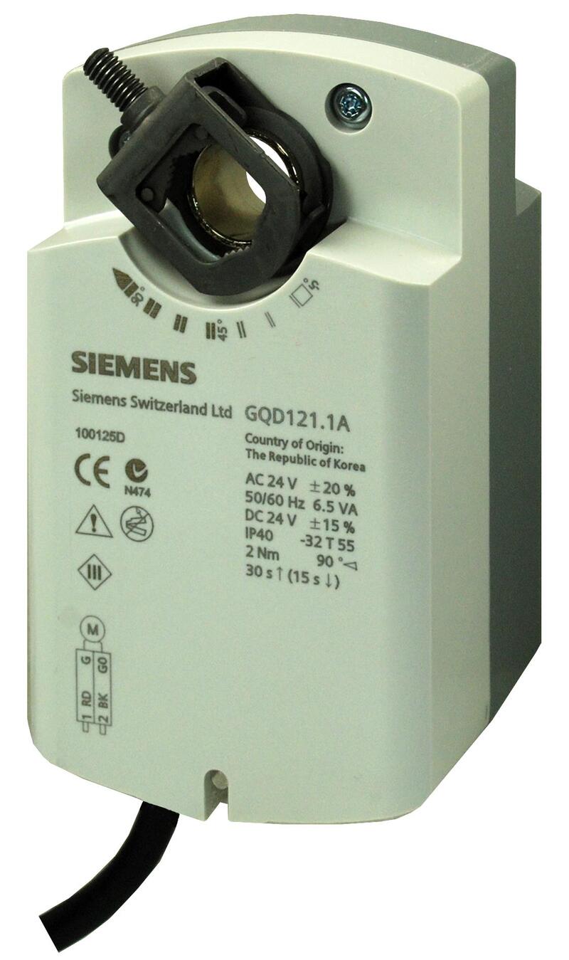 Привод воздушной заслонки Siemens GQD321.1A