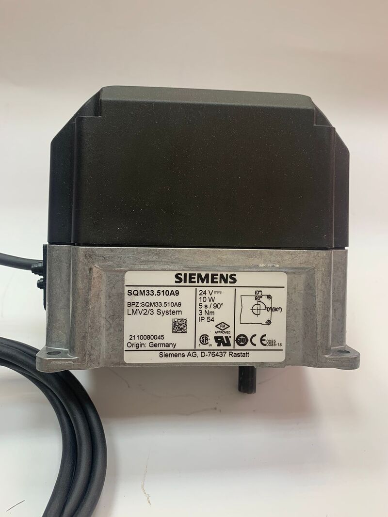 Привод воздушной заслонки Siemens SQ-M33.510A9