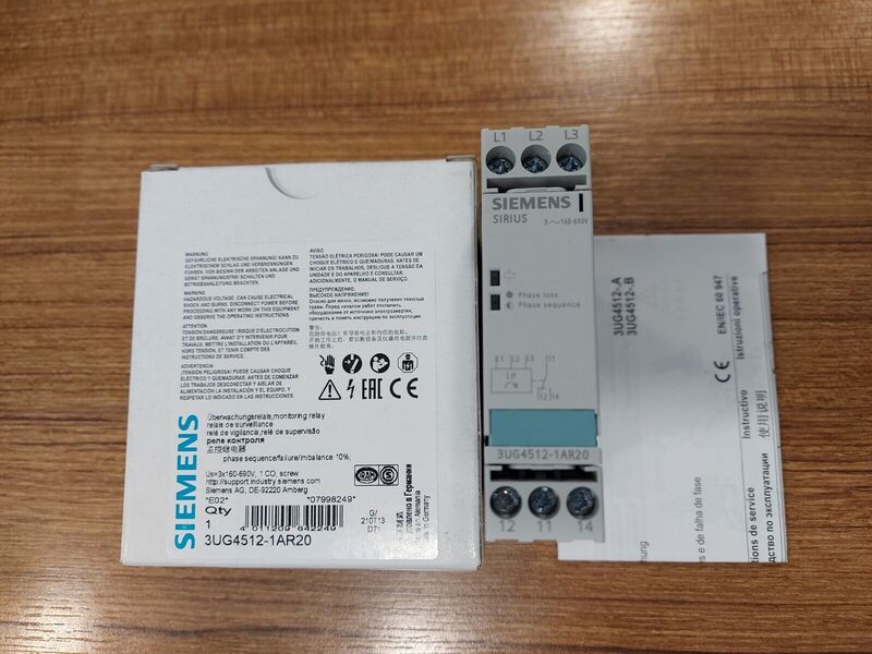 Реле контроля фаз Siemens Sirius 3UG4512